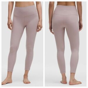 Lululemon Wunder Under High-Rise Tight 25" Full-On Luxtreme Size 6 Mauve Grey